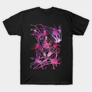 Violet Splash Doodle T-Shirt